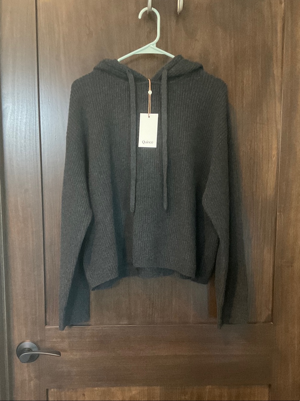 Quince Mongolian Cashmere Fisherman Hooded Pullover